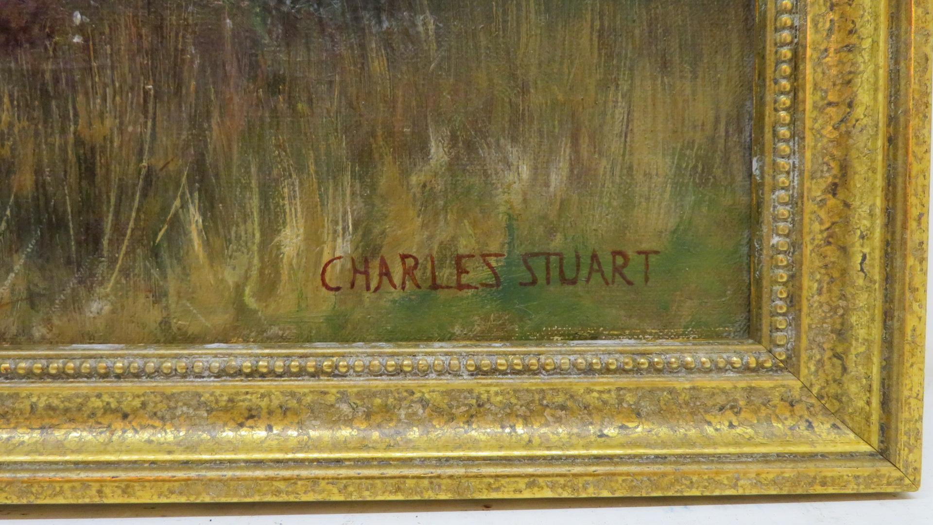 Antique Scottish Highland Original Oil Painting - Charles Stuart FSA (1838-1907) 4
