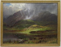 Antique Scottish Highland Original Oil Painting - Charles Stuart FSA (1838-1907)