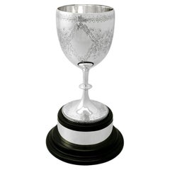 Charles Stuart Harris Antique Victorian Sterling Silver Presentation Cup