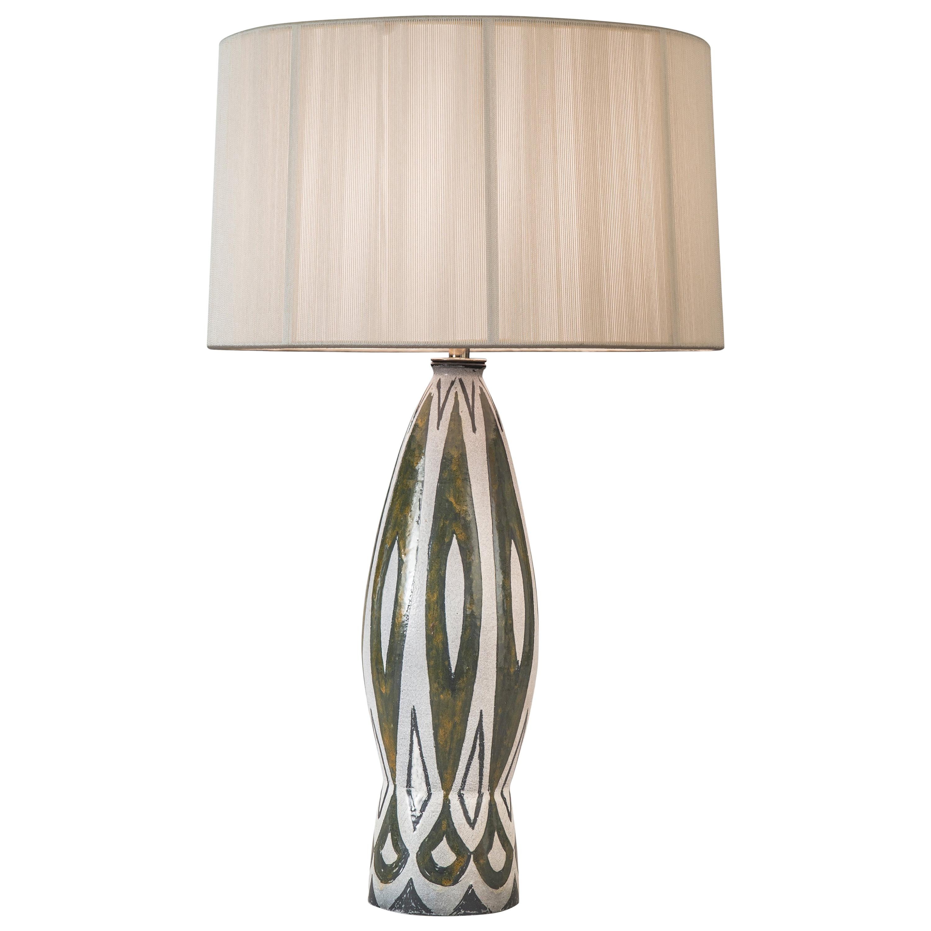 Charles Sucsan, a Tall Canadian Glazed Lamp im Angebot