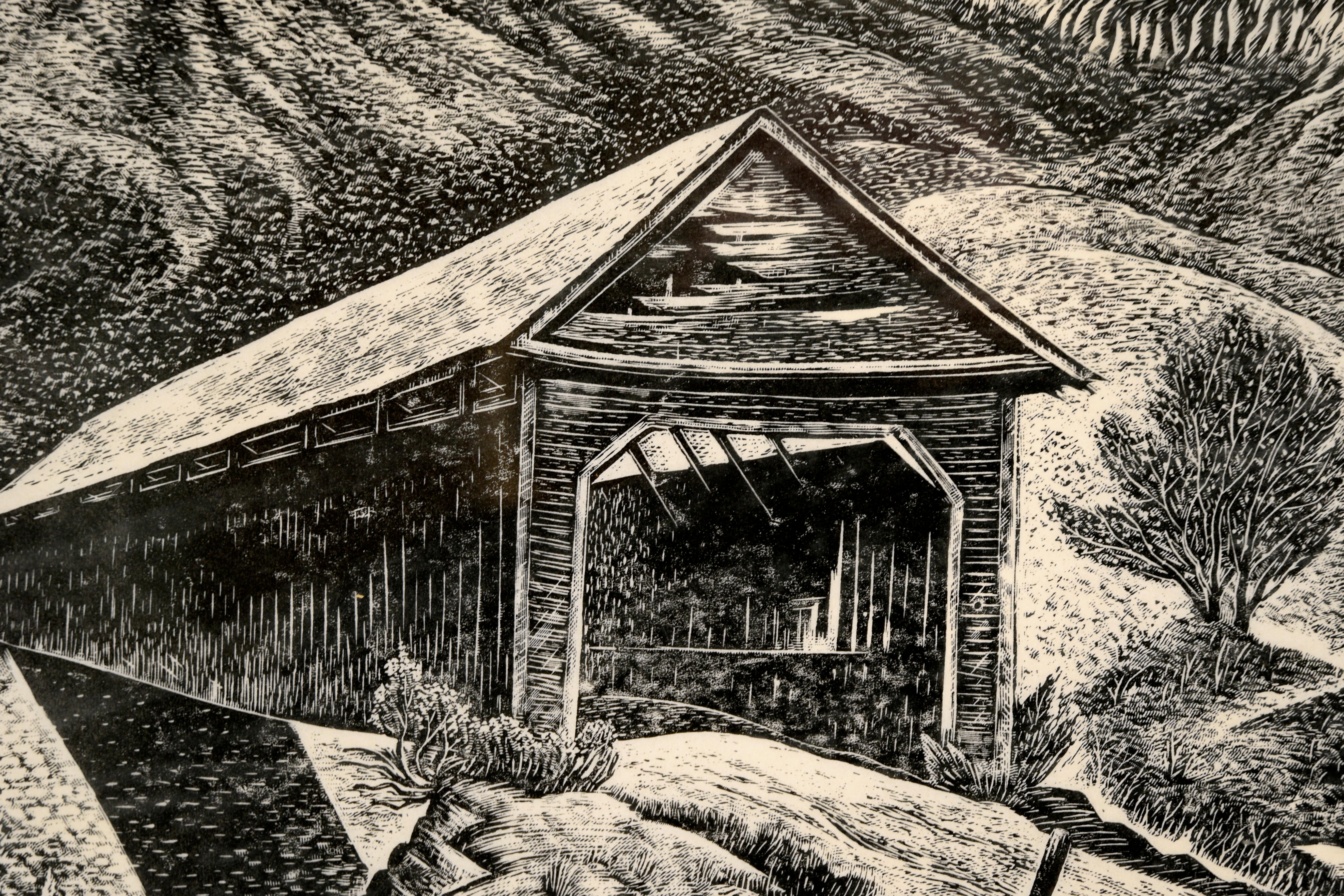 landscape scratch art