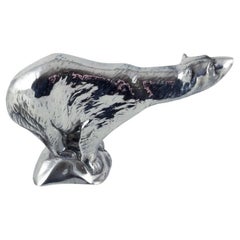Antique Charles Svejstrup Madsen, Denmark. Radiator figure in the shape of polar bear.