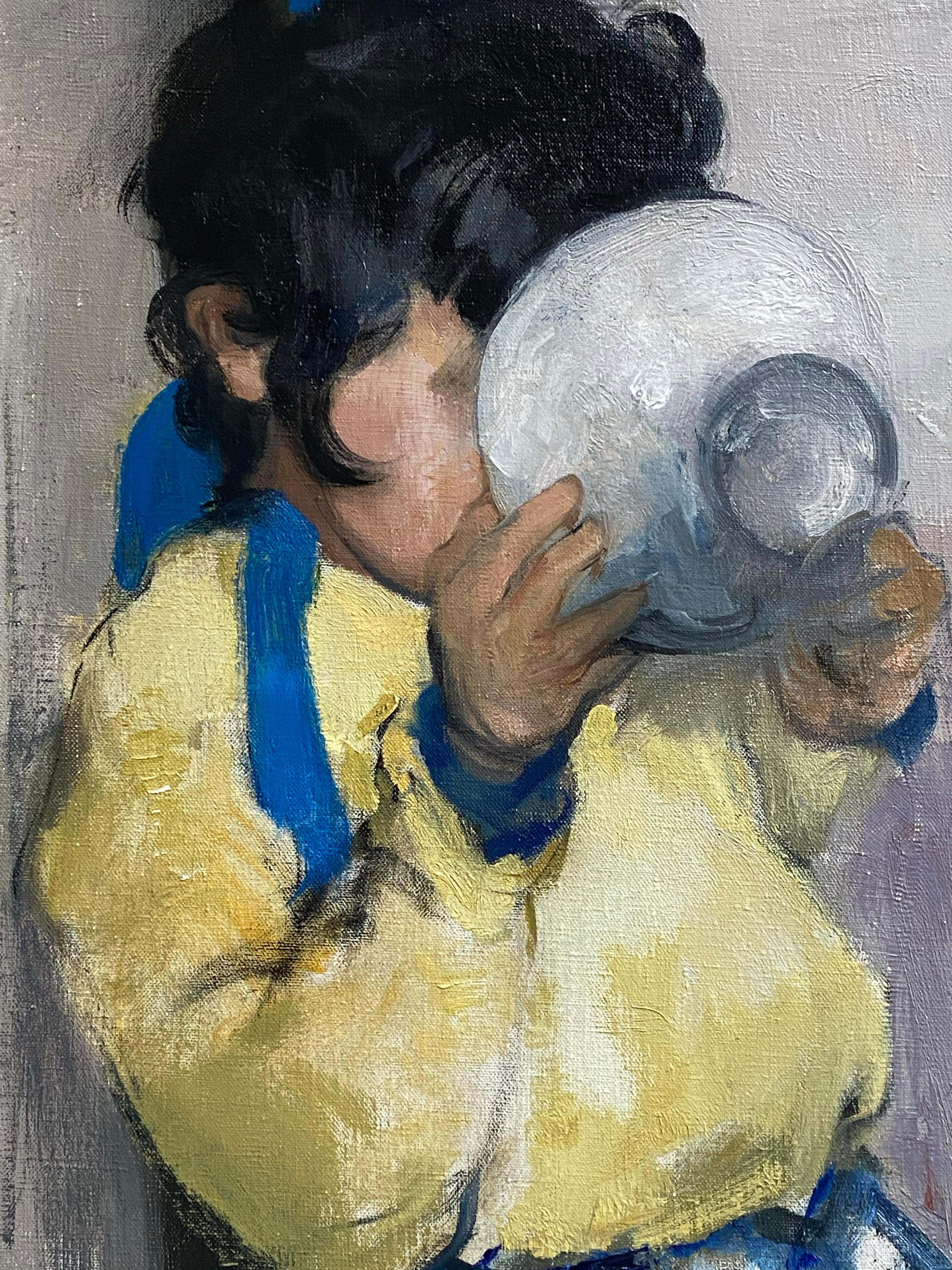 Charles Swyncop, Brussels 1895 – 1970, Belgian Painter ‘Le Petit Déjeuner' For Sale 3