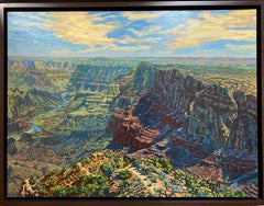 East of Eden, the Grand Canyon, original 30x40 expressionist landscape
