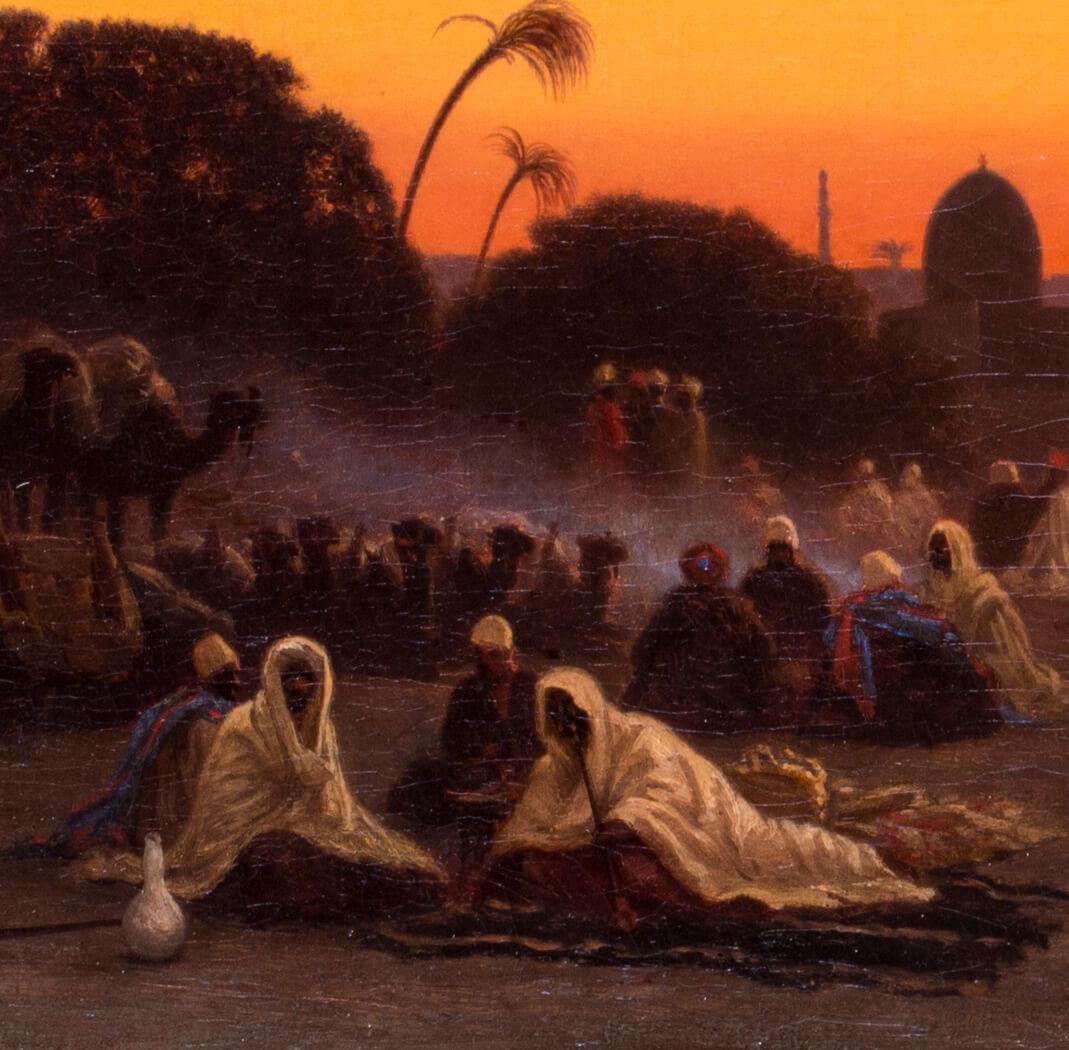 Charles Theodore Frère orientalist oil painting, French 19th Century 3
