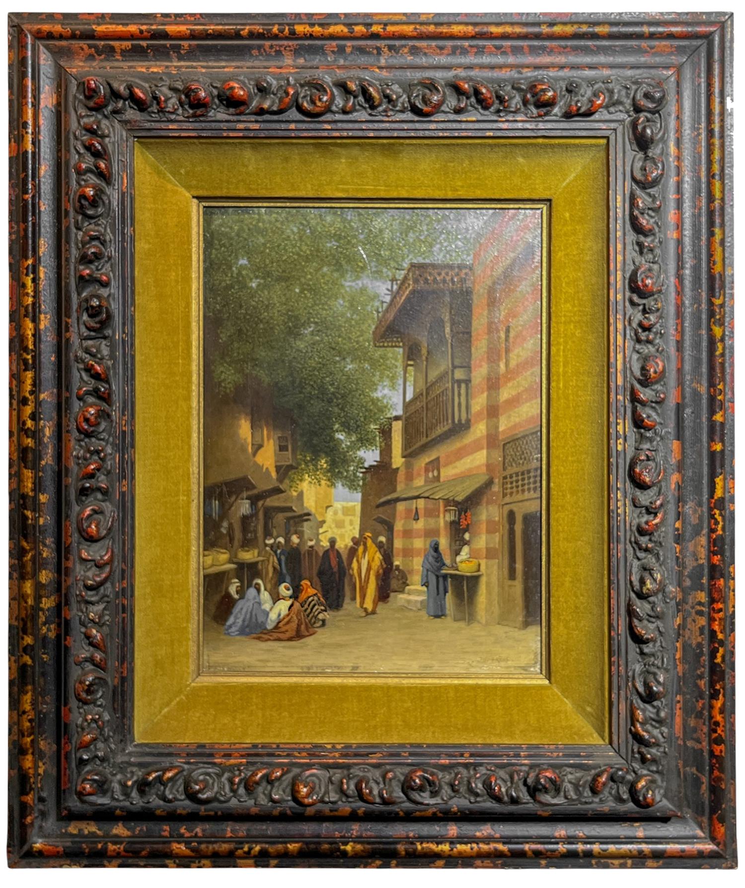 Charles Théodore Frère Orientalistisches Ölgemälde – Painting von Charles Theodore Frere