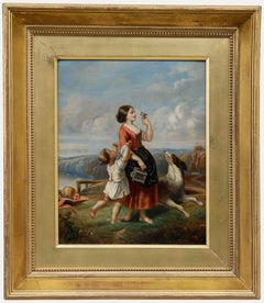 Circle of Charles Theodore Frere (1814-1888)  - 19th Century Oil, The Pet Bird