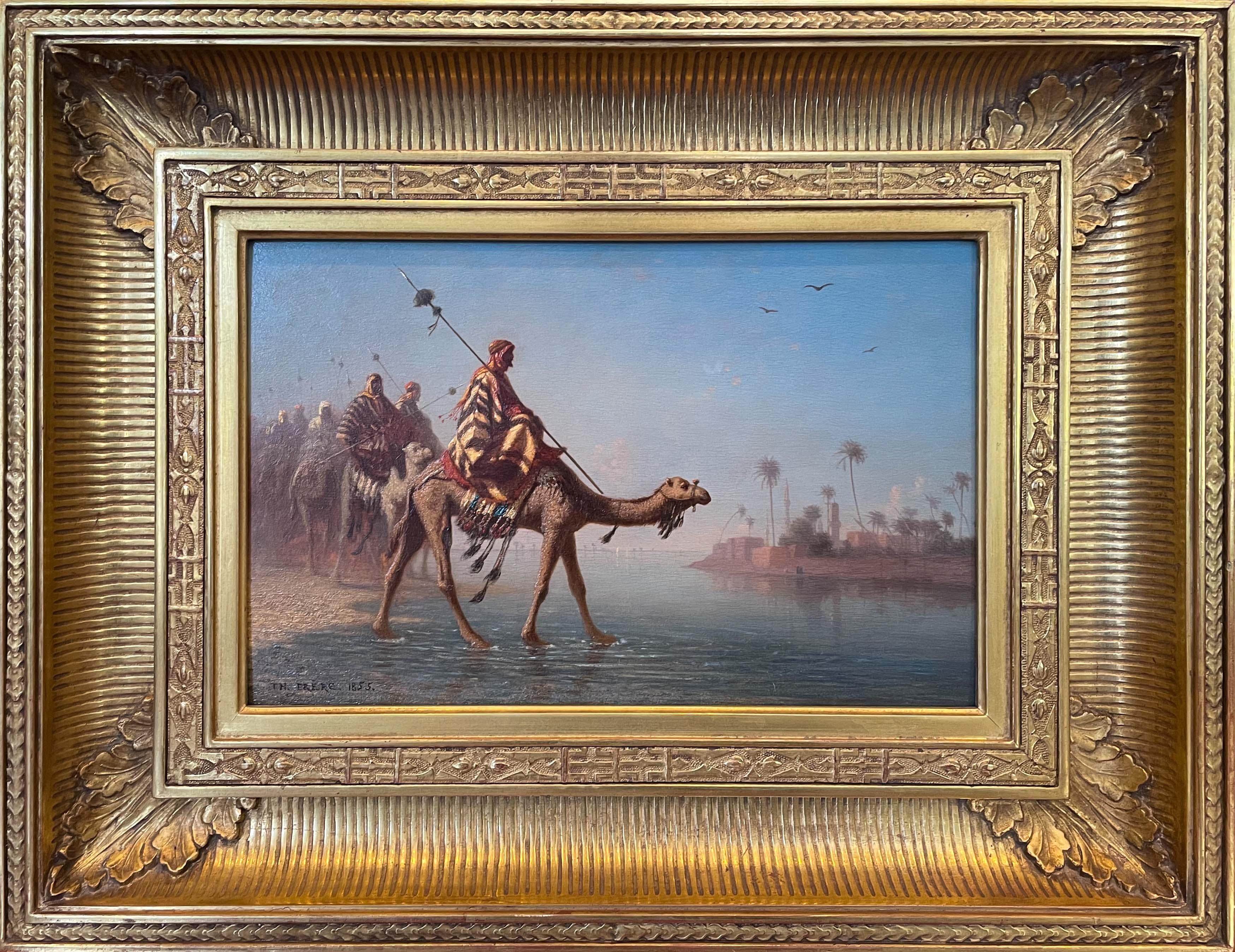 The Crossing - Painting by Charles Theodore Frere