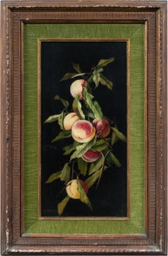 Charles Bale (British painter) - 19th century still life painting - Peaches