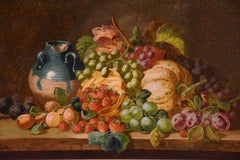 Still-Life Oil Painting by Charles Thomas Bale "Summer Fruits"