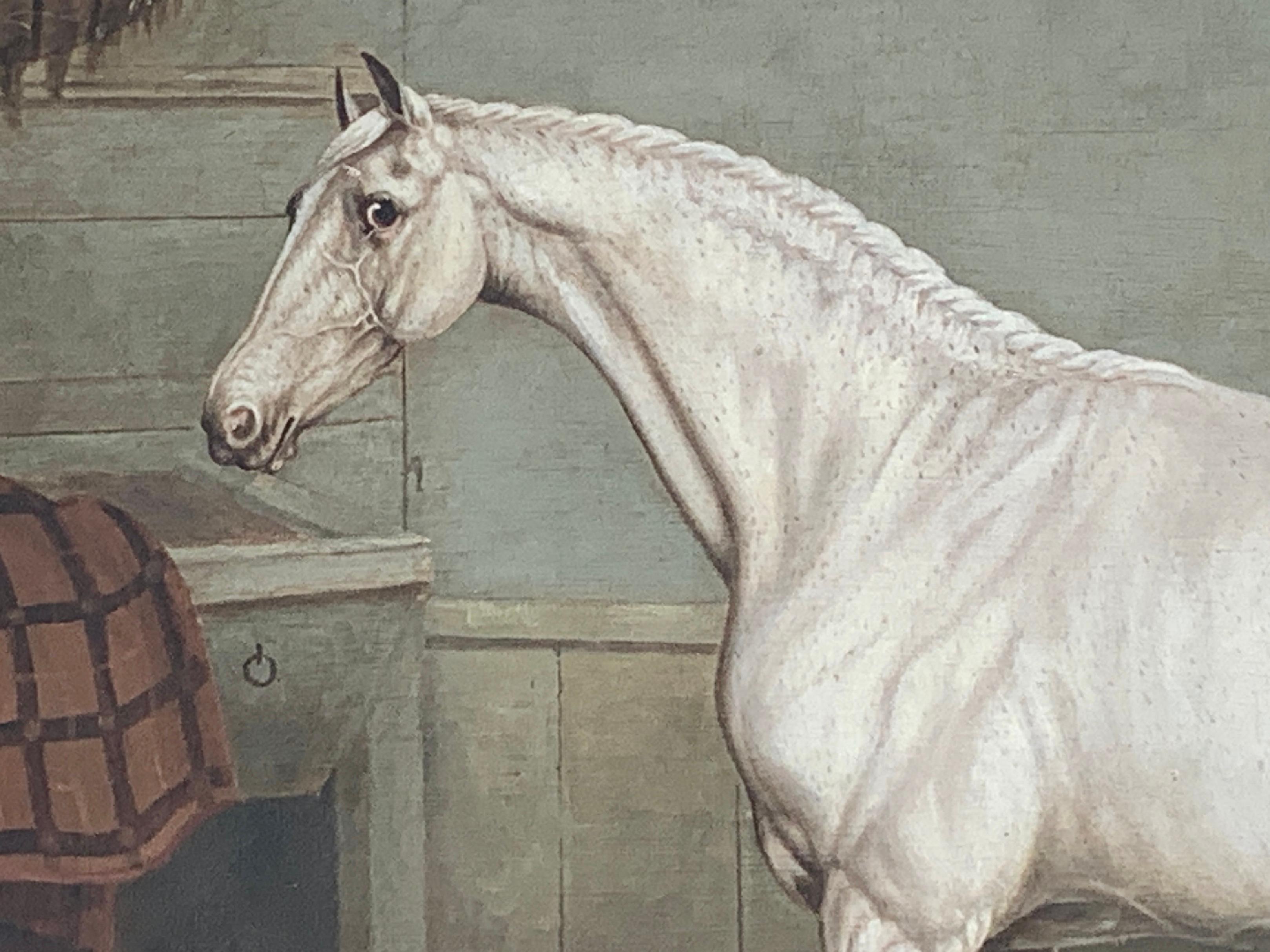 Portrait anglais du 19e siècle d'un chasseur blanc/gris dans une écurie.


Charles Townes est né à Wigan en 1763. Il a reçu une formation de peintre en carrosserie et, à l'âge de 17 ans, il s'est installé dans la ville en tant que japanier et