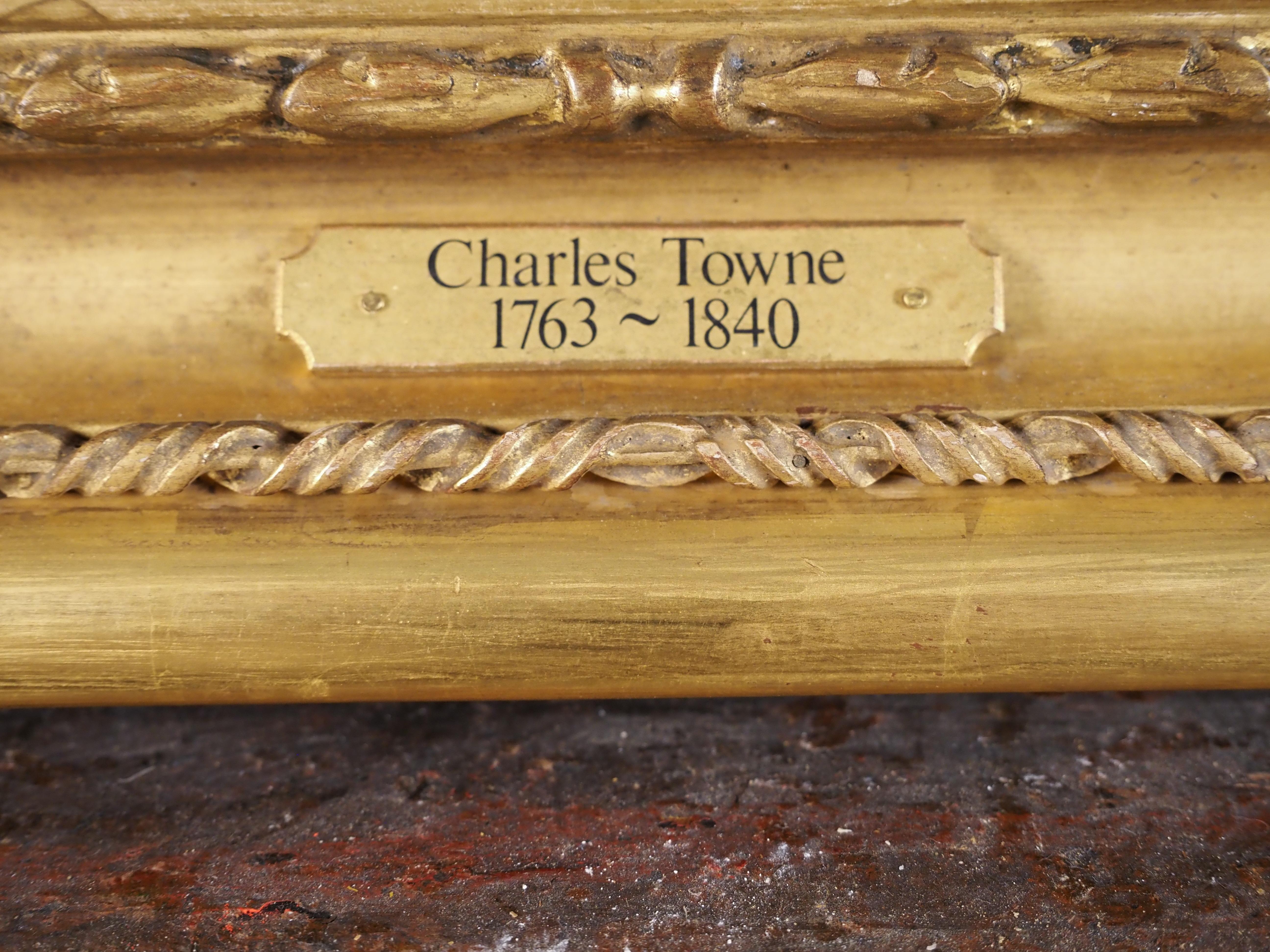 Charles Townes (1763-1840)
Londres : Vue lointaine de la ville depuis le sud, avec au premier plan un bouvier et du bétail
Huile sur toile posée sur panneau
Taille de la toile - 14 1/2 x 19 pouces
Format encadré - 19 x 24 in

Provenance
Vente,