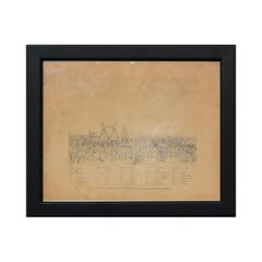 "Interior of the Fives Court with Randall and Turner Sparring" Boxing Etching
