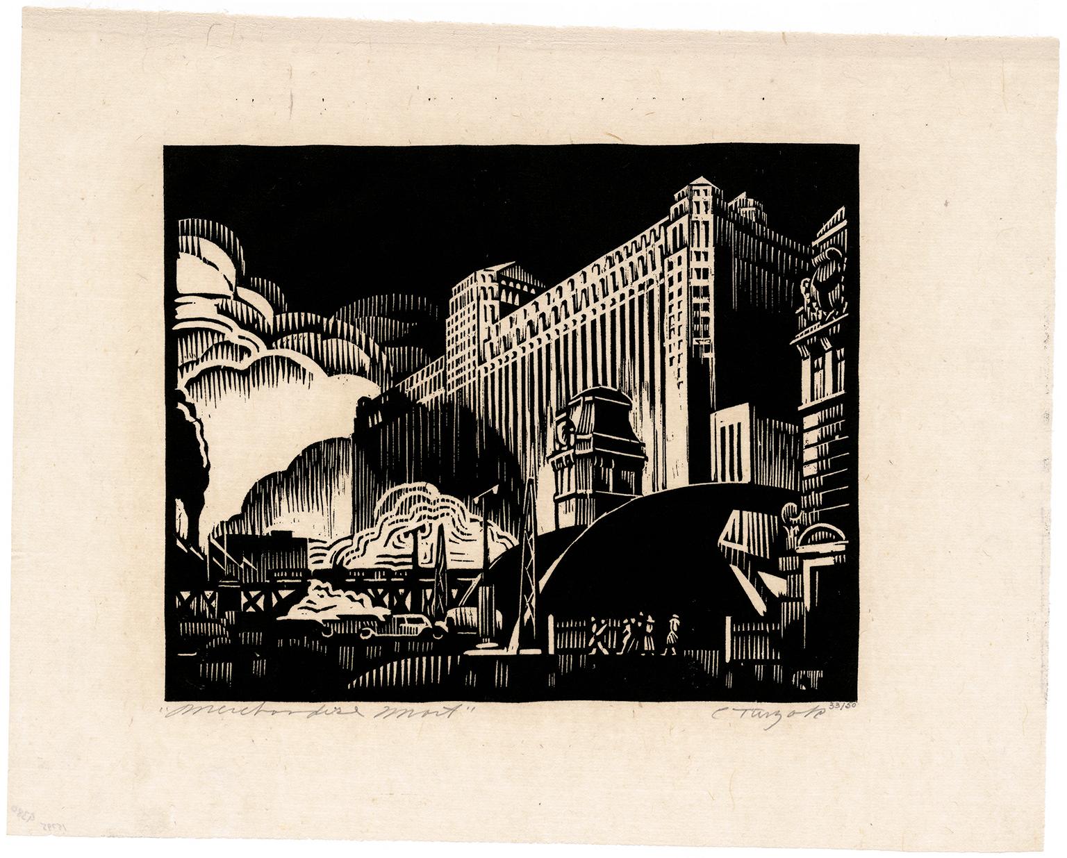 Merchandise Mart — American Modernism - Print by Charles Turzak