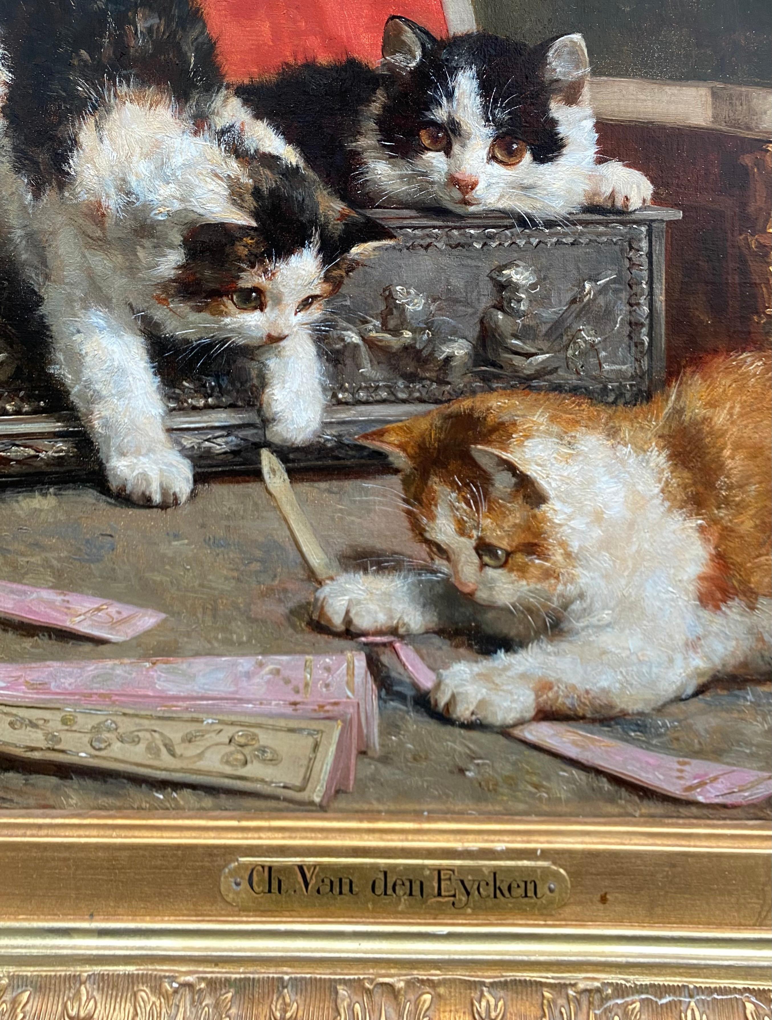Les chatons curieux