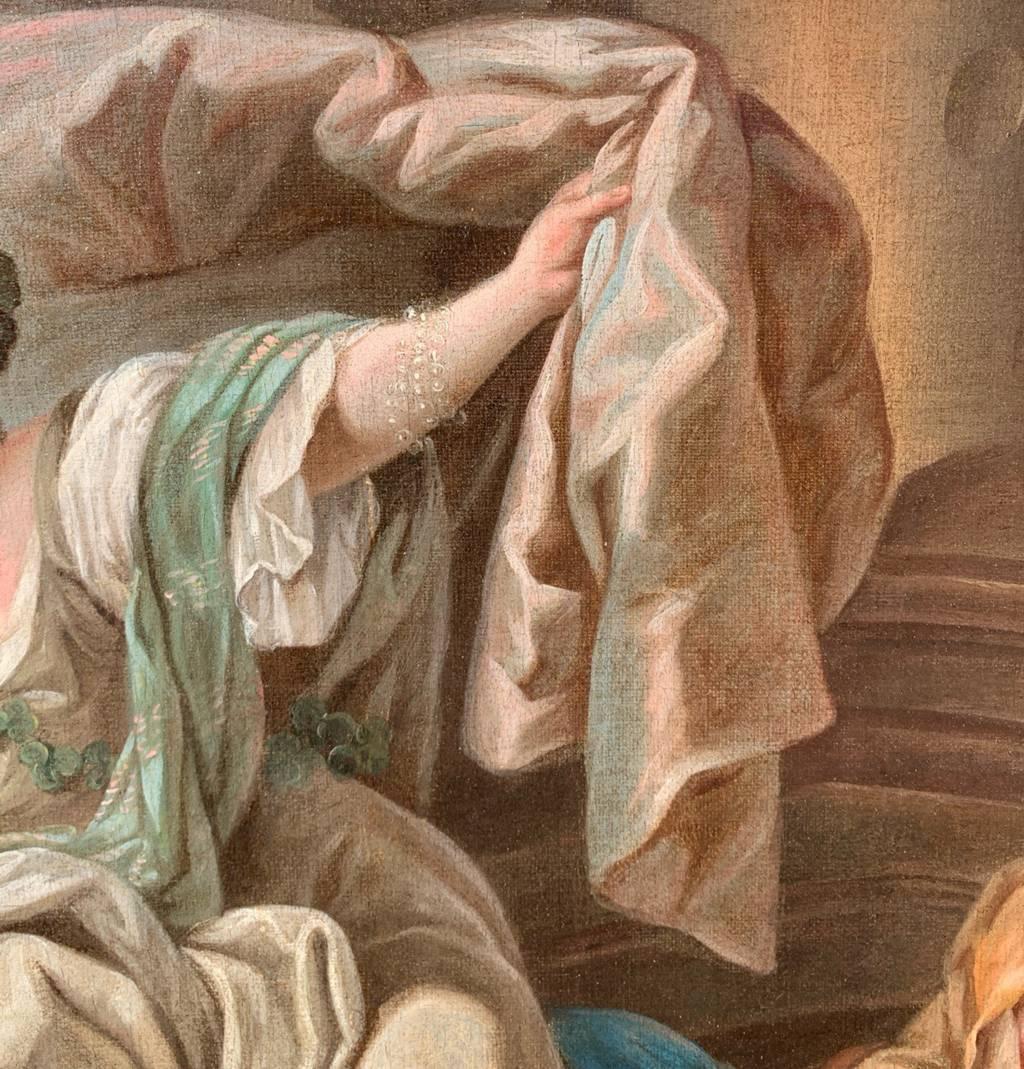 Rococò French master - 18th century figure painting - Allegory - Charles van Loo en vente 6