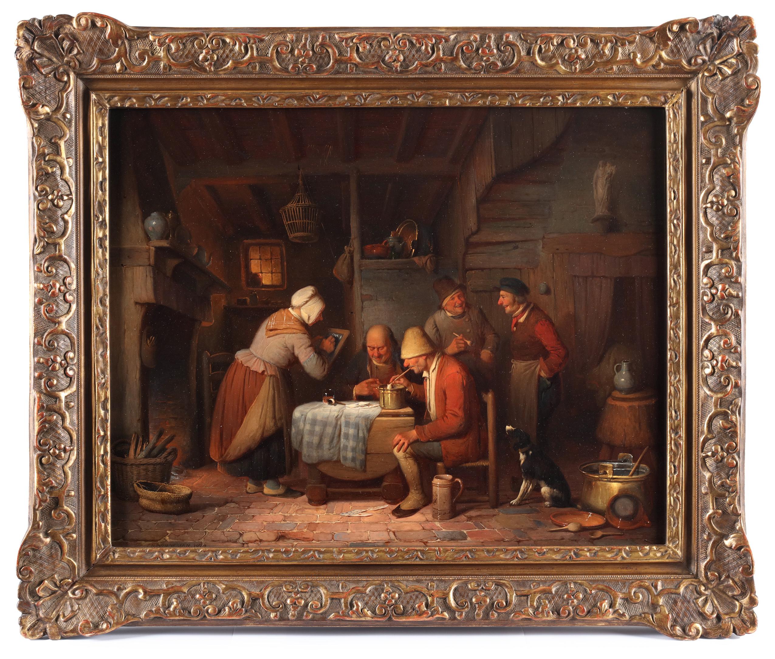 Conviviality in the tavern - Charles Venneman (1802-1875) 1