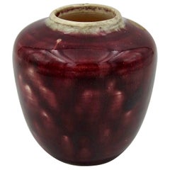 Charles Volkmar Glazed Ceramic Arts & Crafts Vase