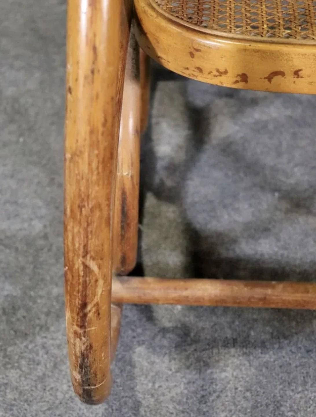 Charles W. Stendig Bentwood Rocking Chair In Good Condition For Sale In Brooklyn, NY