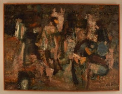 Charles Walter Howard, British artist. Oil on canvas. Abstract composition.