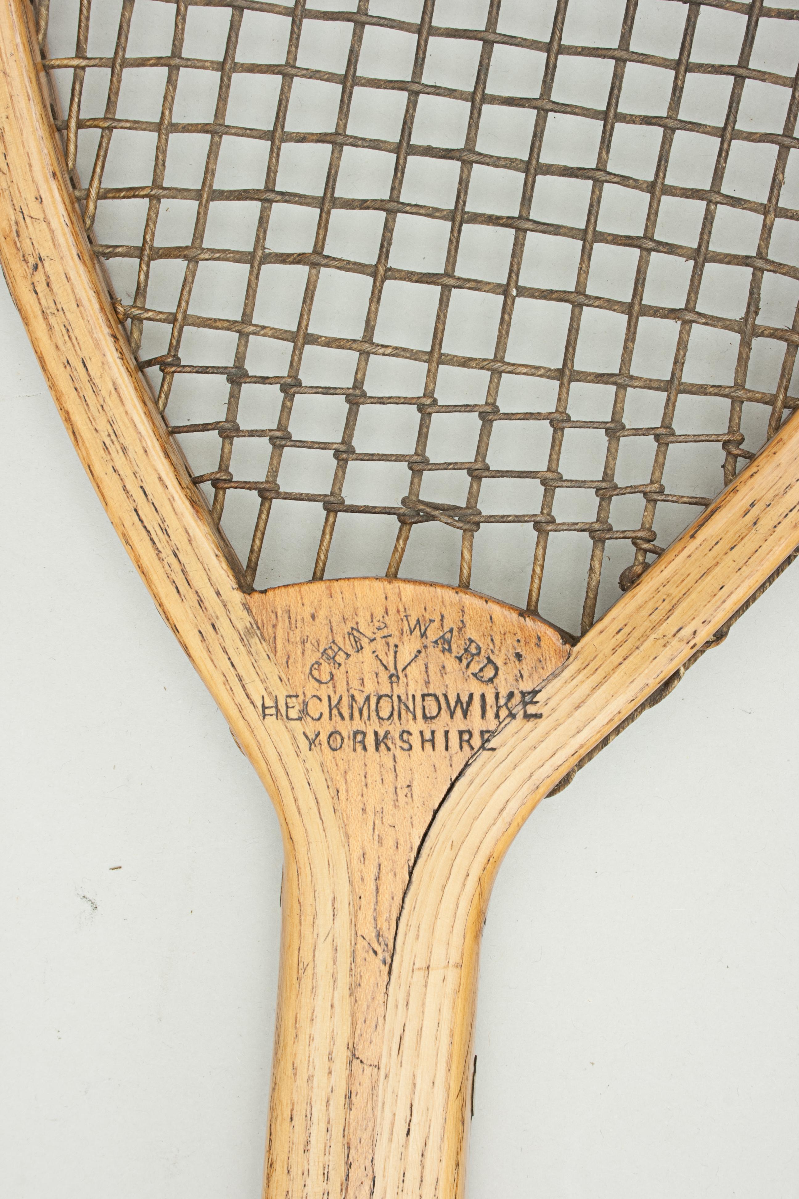 Late 19th Century Charles Ward Lawn Tennis Racket