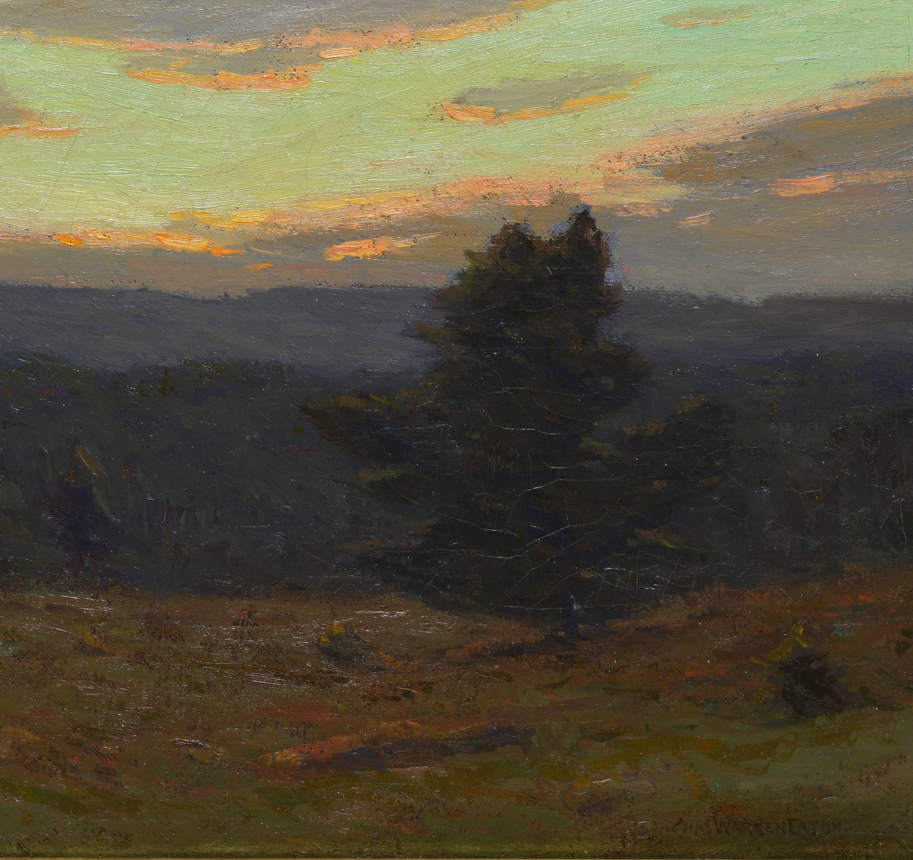 Declining Day, Sunset Landscape over Bloomfield NJ by Charles Warren Eaton 3