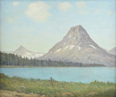 "Mount Rockwell, Glacier National Park, Montana," Mountain Lake Landscape View