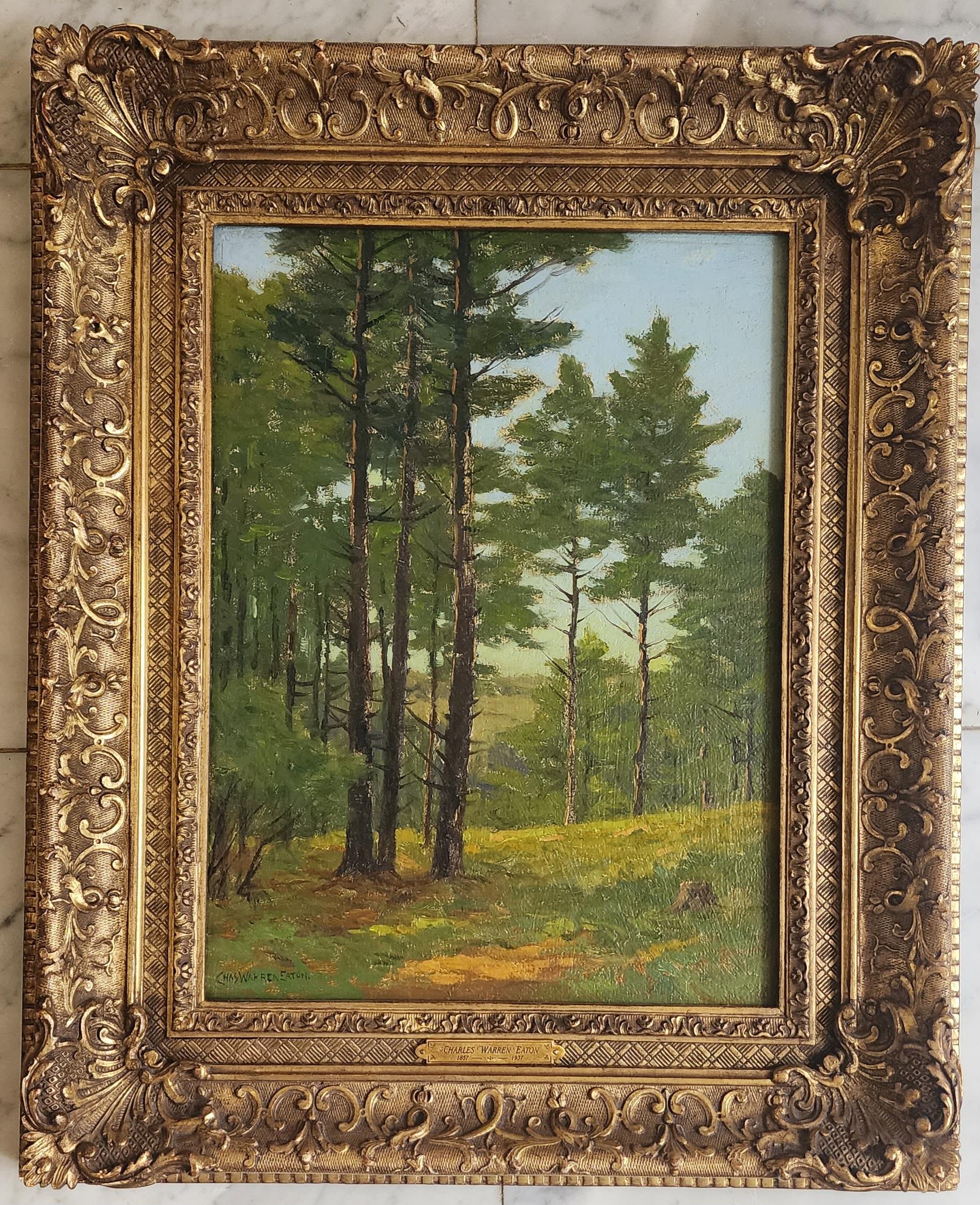 Pine Woods - Painting by Charles Warren Eaton