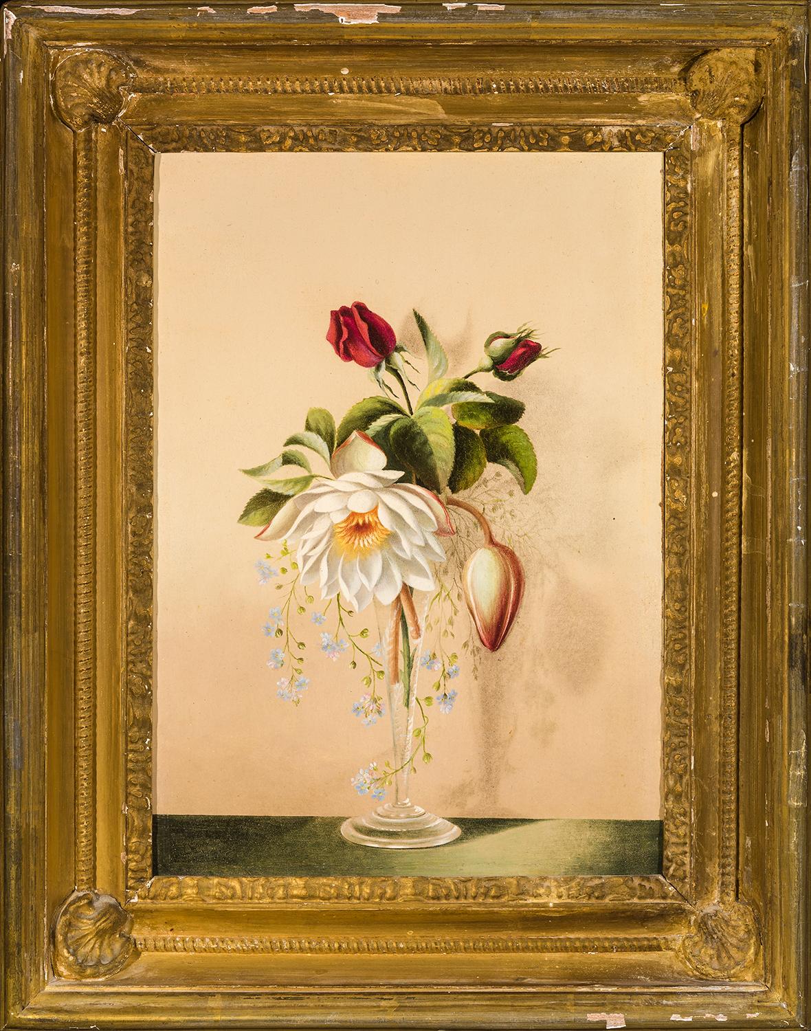 Vase of Flowers - Painting by Charles Warren Eaton
