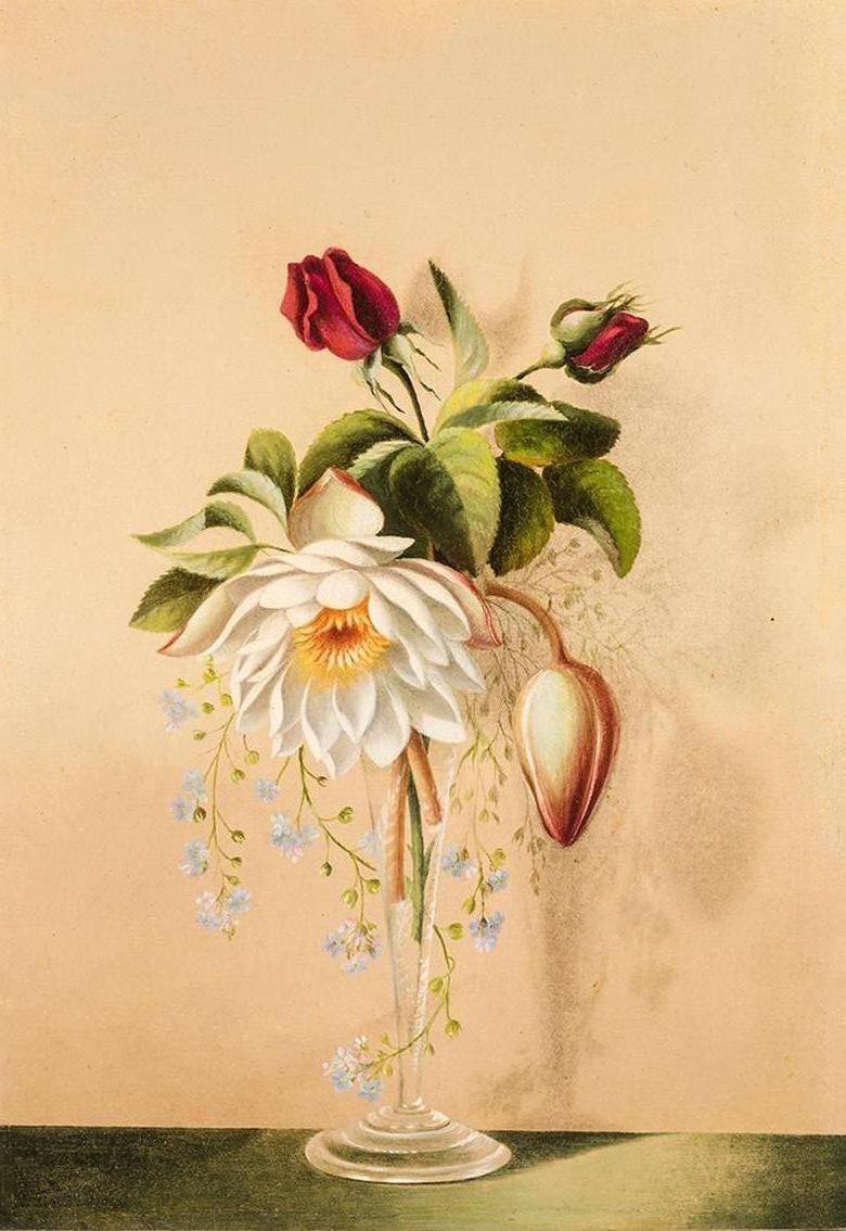 Charles Warren Eaton Still-Life Painting - Vase of Flowers