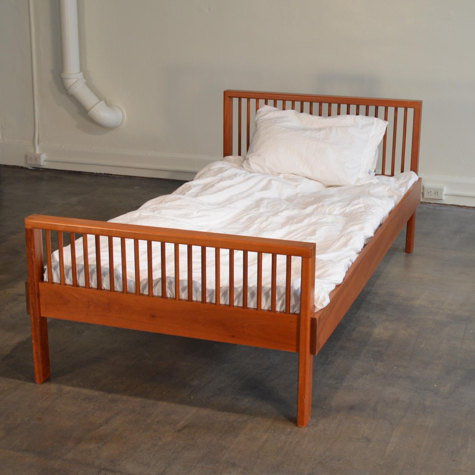 Mid-Century Modern Charles Webb Cherry Single Twin Bed