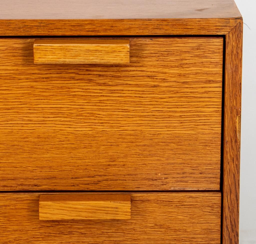 American Craftsman Charles Webb Oak Low Chest of 8 Drawers