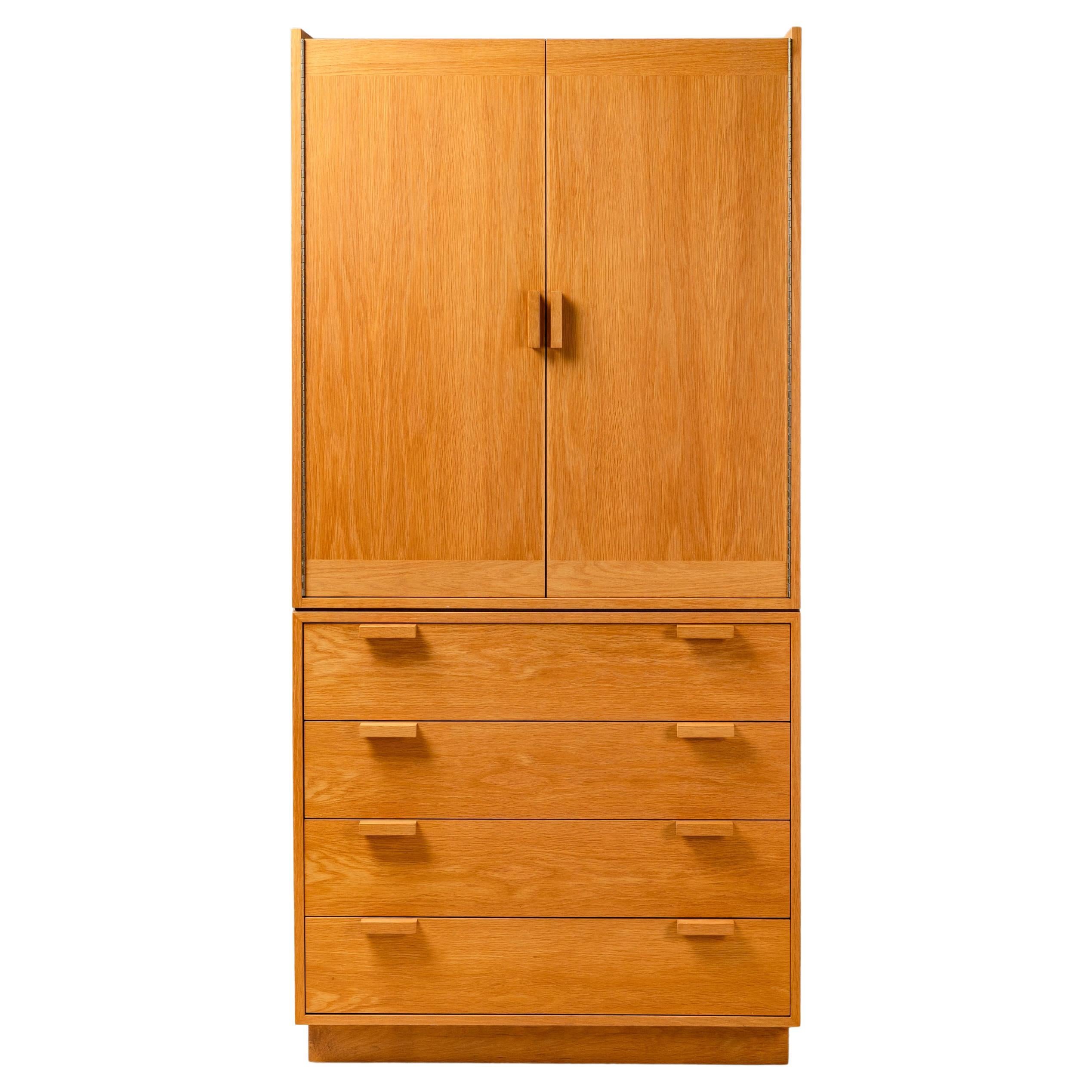 Charles Webb Oak Wardrobe