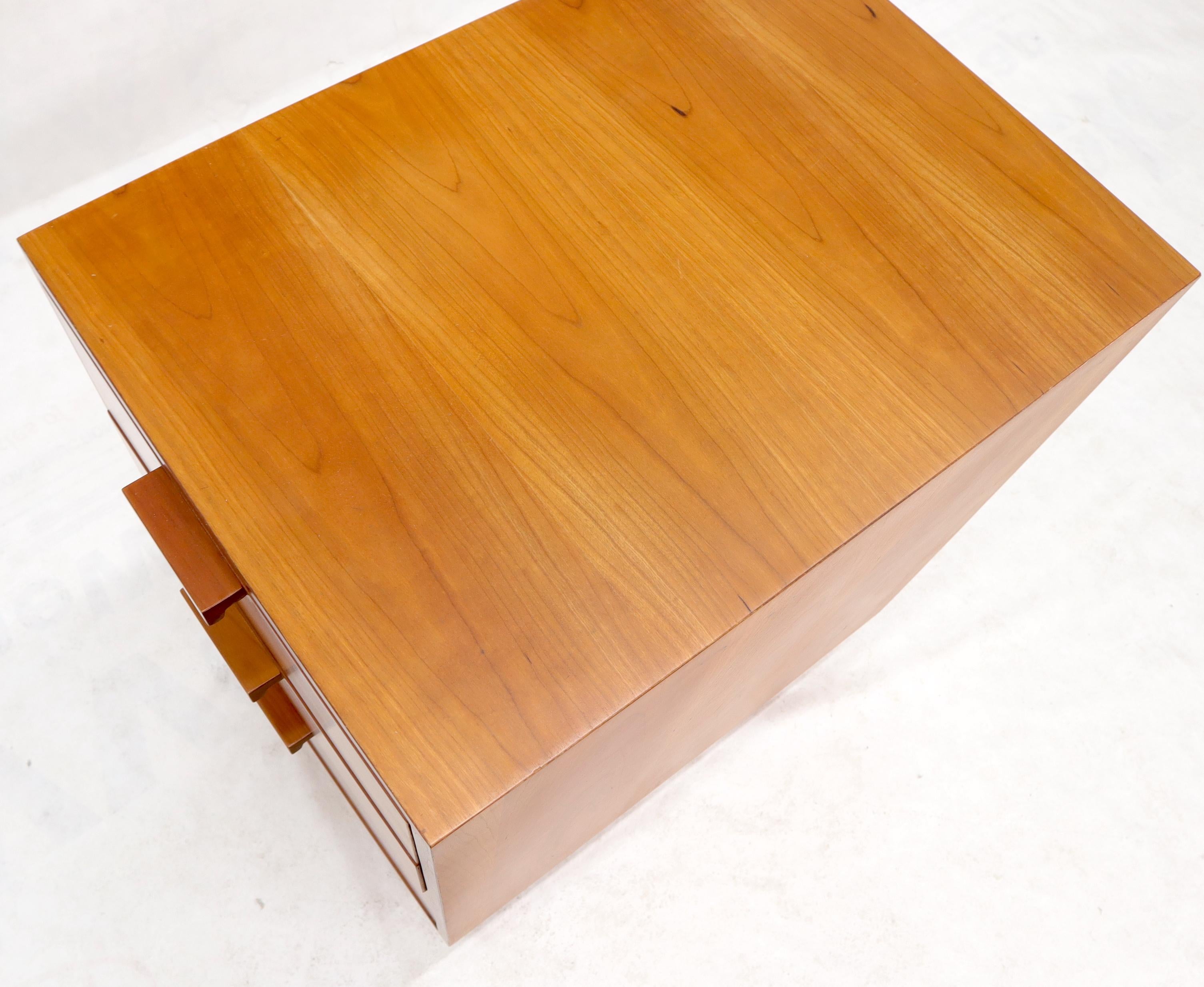 Lacquered Charles Webb Solid Cherry File Cabinet