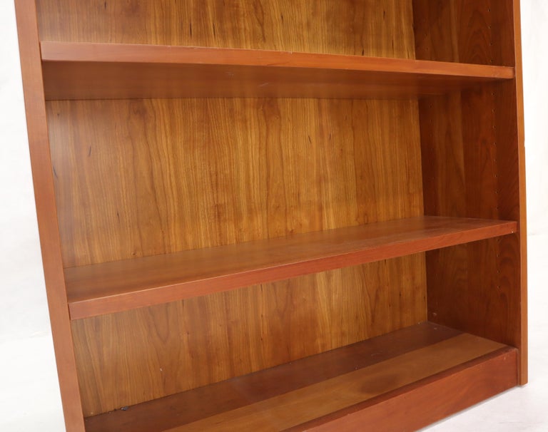 Charles Webb Solid Cherry Three Shelves bookcase by Charles Webb In Excellent Condition For Sale In Rockaway, NJ