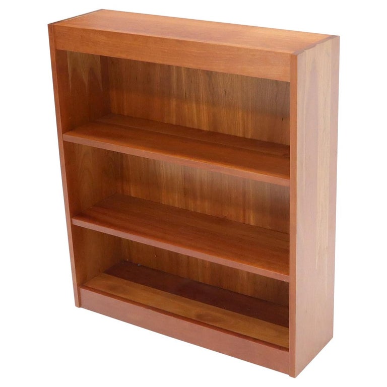 Charles Webb Solid Cherry Three Shelves bookcase by Charles Webb For Sale