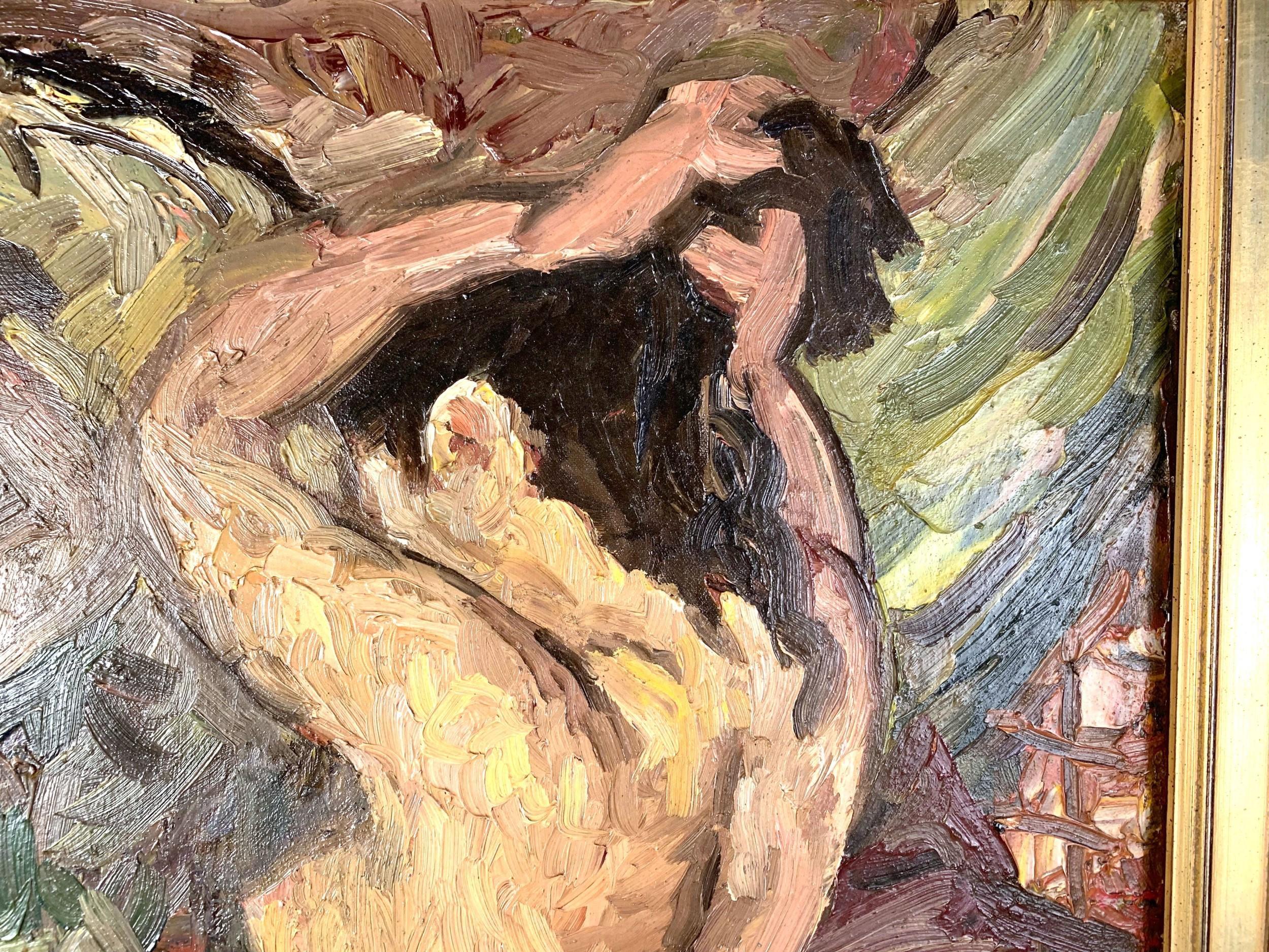 Charles Willette, Nude at a Mirror In Good Condition In Doylestown, PA