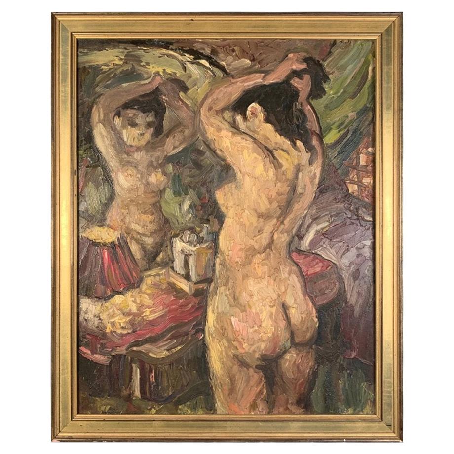 Charles Willette, Nude at a Mirror