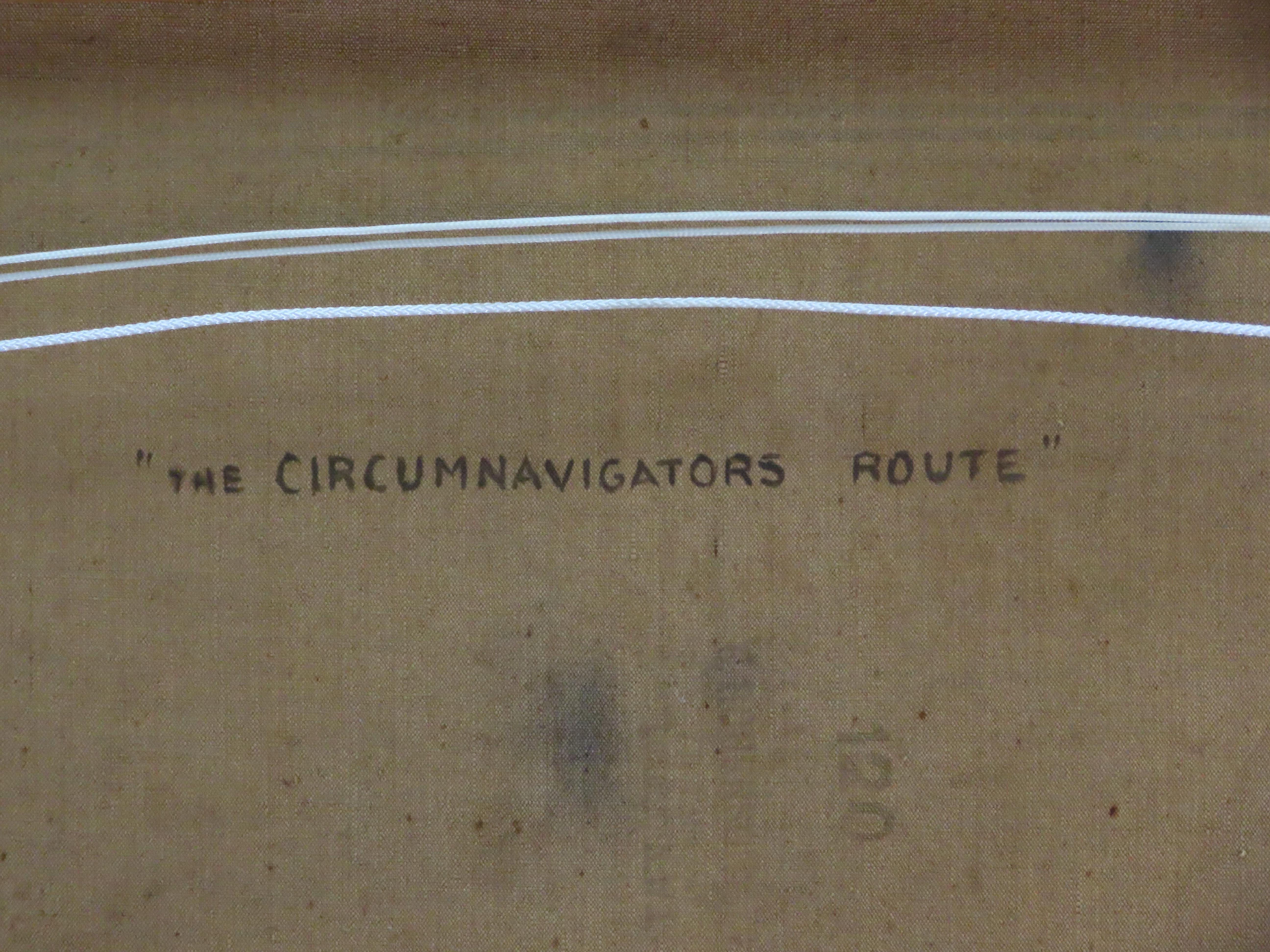 Original Öl auf Leinwand. Charles Willis „Die Circumnavigators Route“ im Angebot 8
