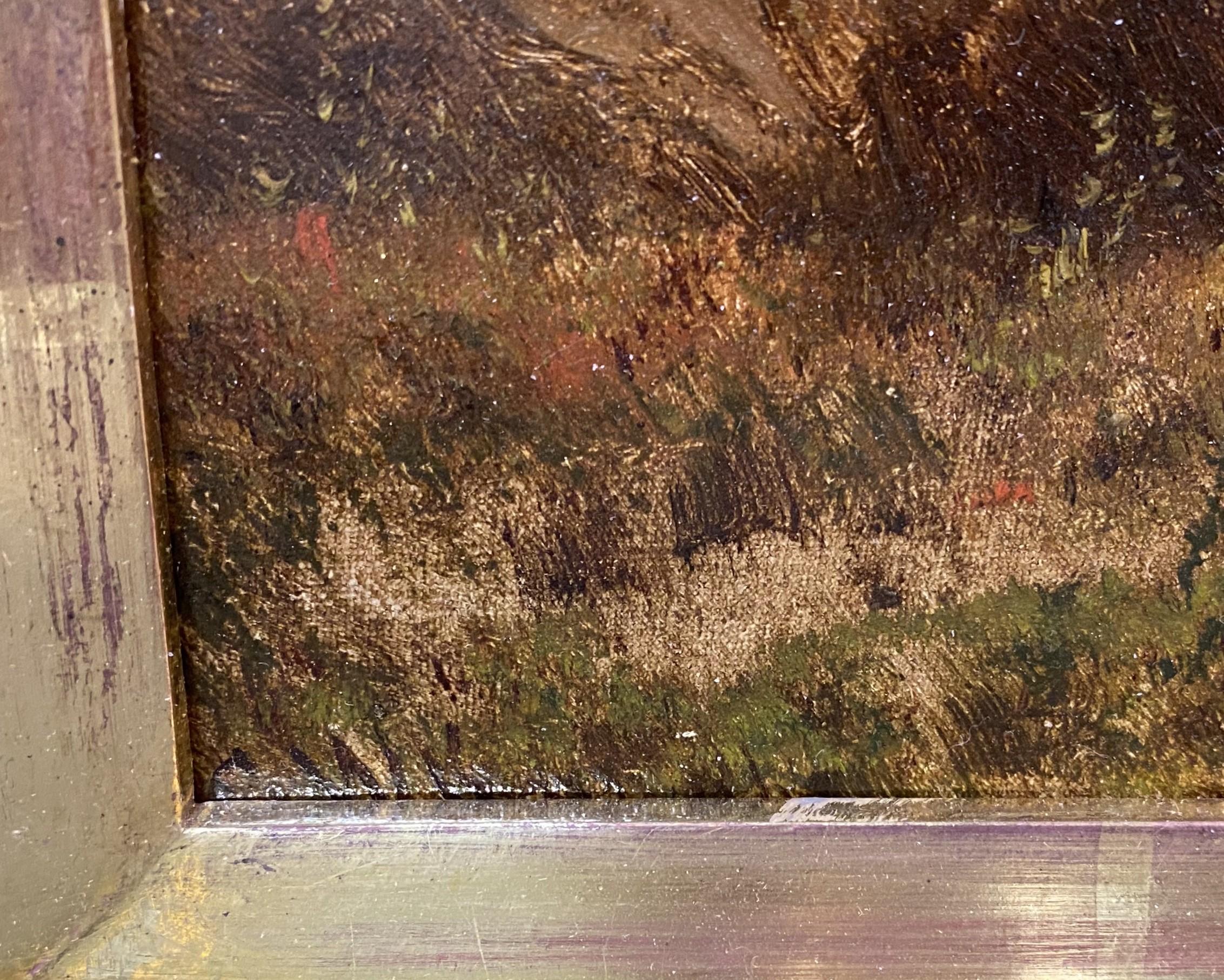Un magnifique paysage du New Hampshire par l'artiste américain Charles Wilson Knapp (1823-1900). Knapp est né à Philadelphie, en Pennsylvanie, et son travail a été exposé pour la première fois à la National Academy of Design de New York en 1859. Il