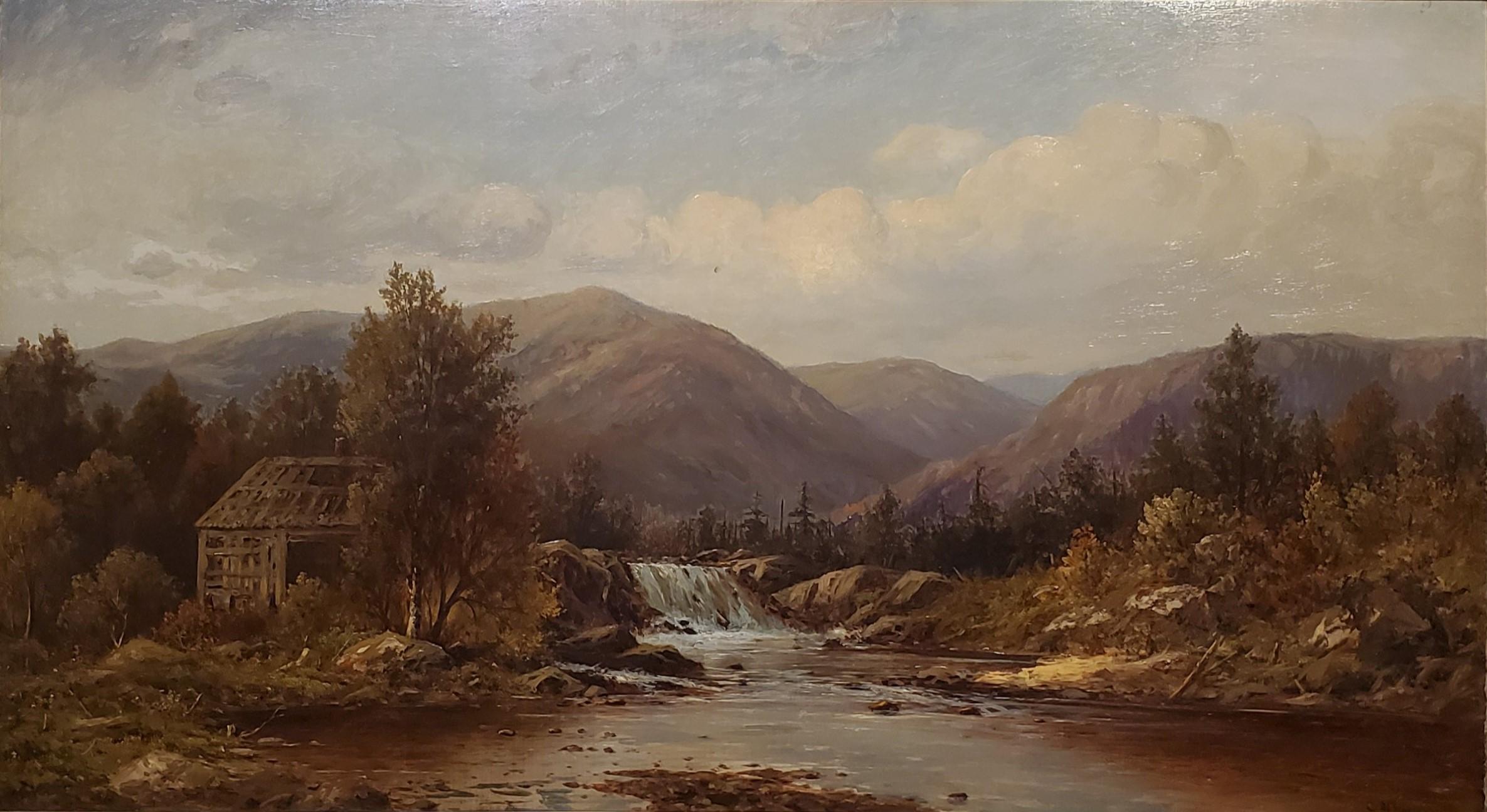 View of The Susquehanna River - Painting by Charles Wilson Knapp