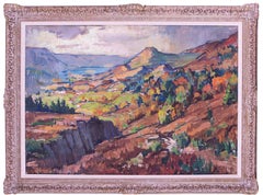 Post Impressionist work by Charles Wittmann of France-Comte view