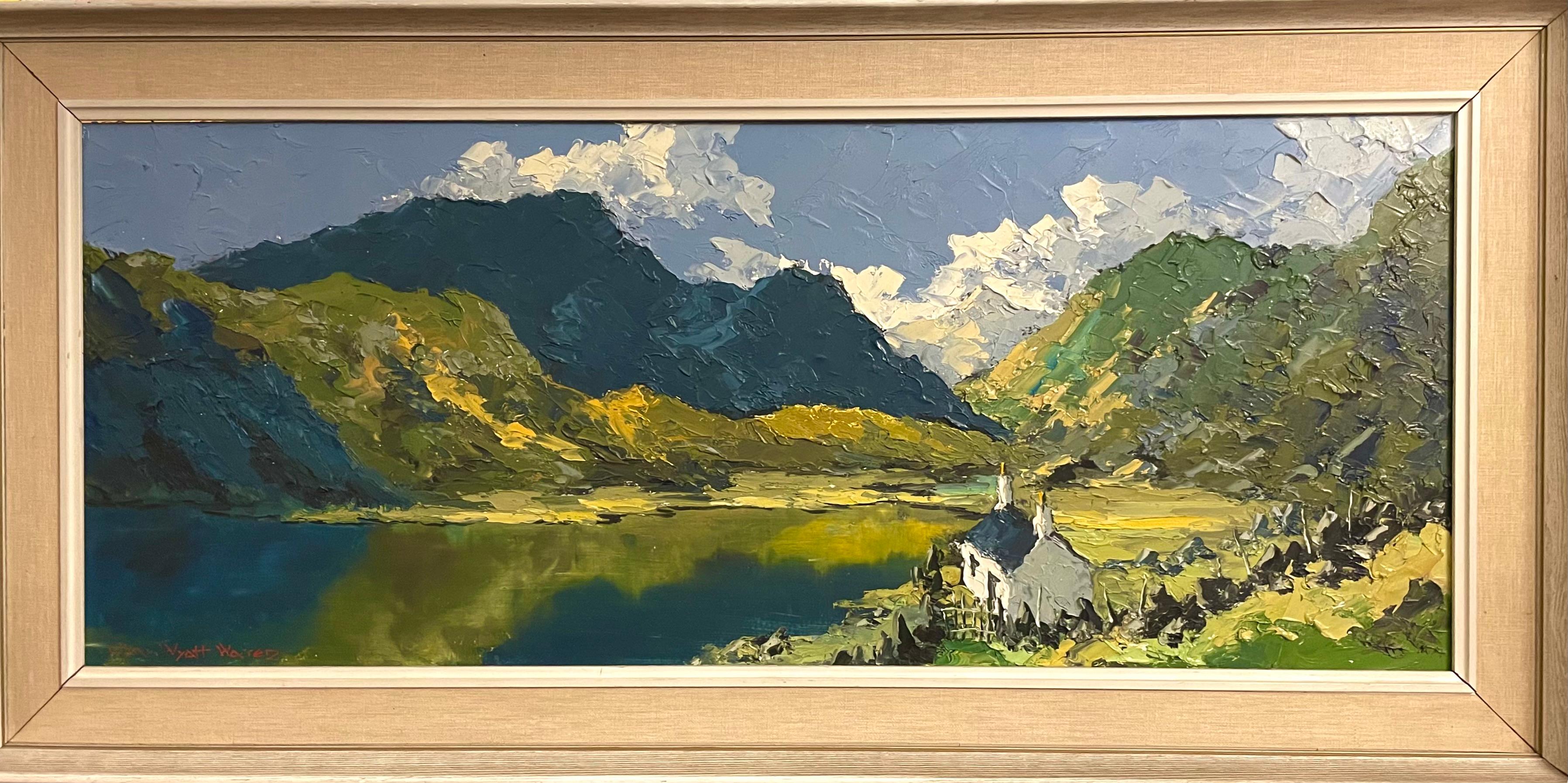 High Meadows, Caernarvon – Painting von Charles Wyatt Warren