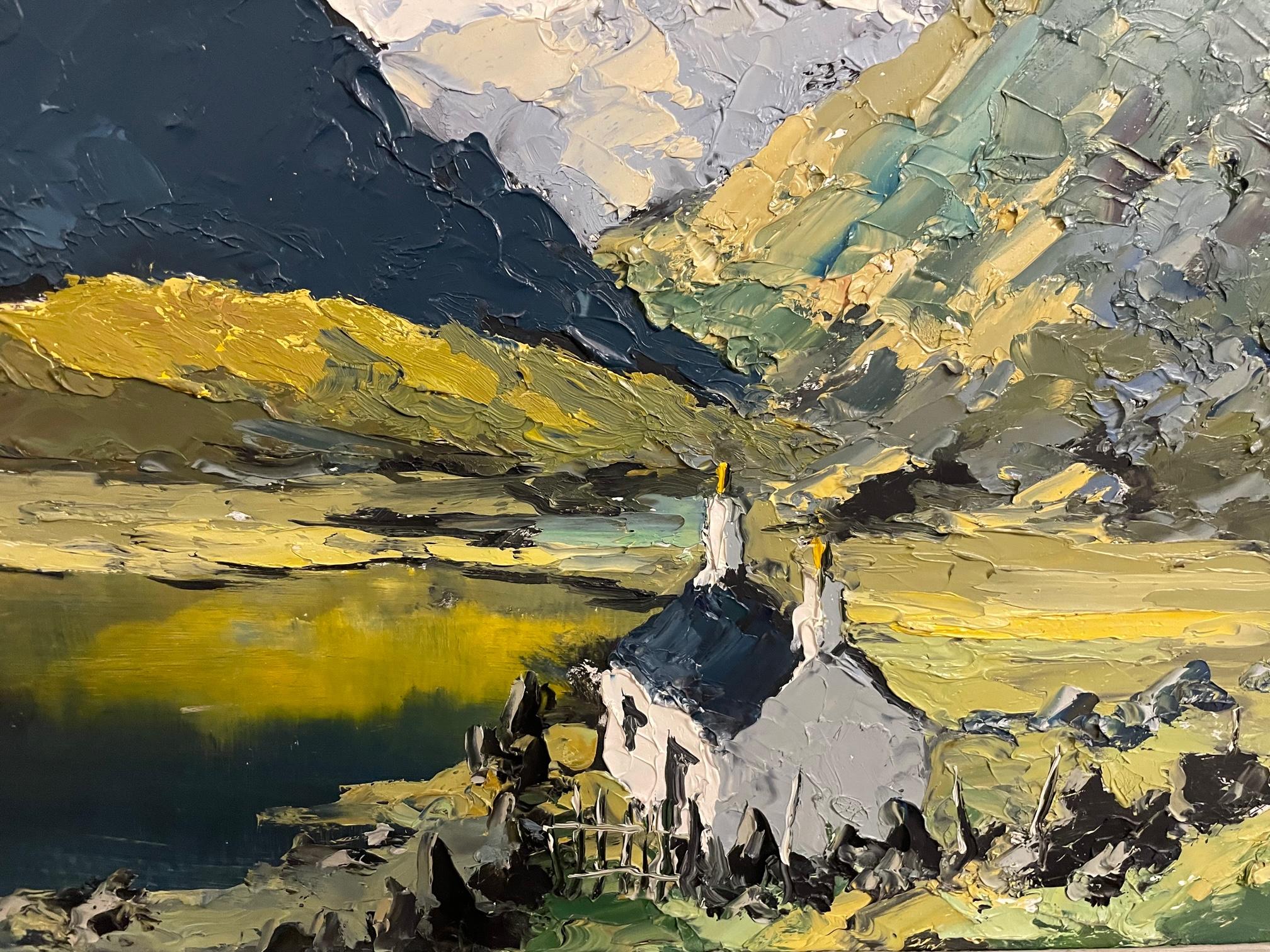 High Meadows, Caernarvon (Grau), Landscape Painting, von Charles Wyatt Warren
