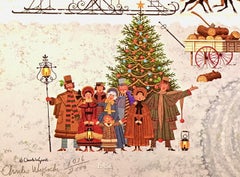 Cape Cod Christmas: A 1982 Signed Limited Edition Charles Wysocki Lithograph
