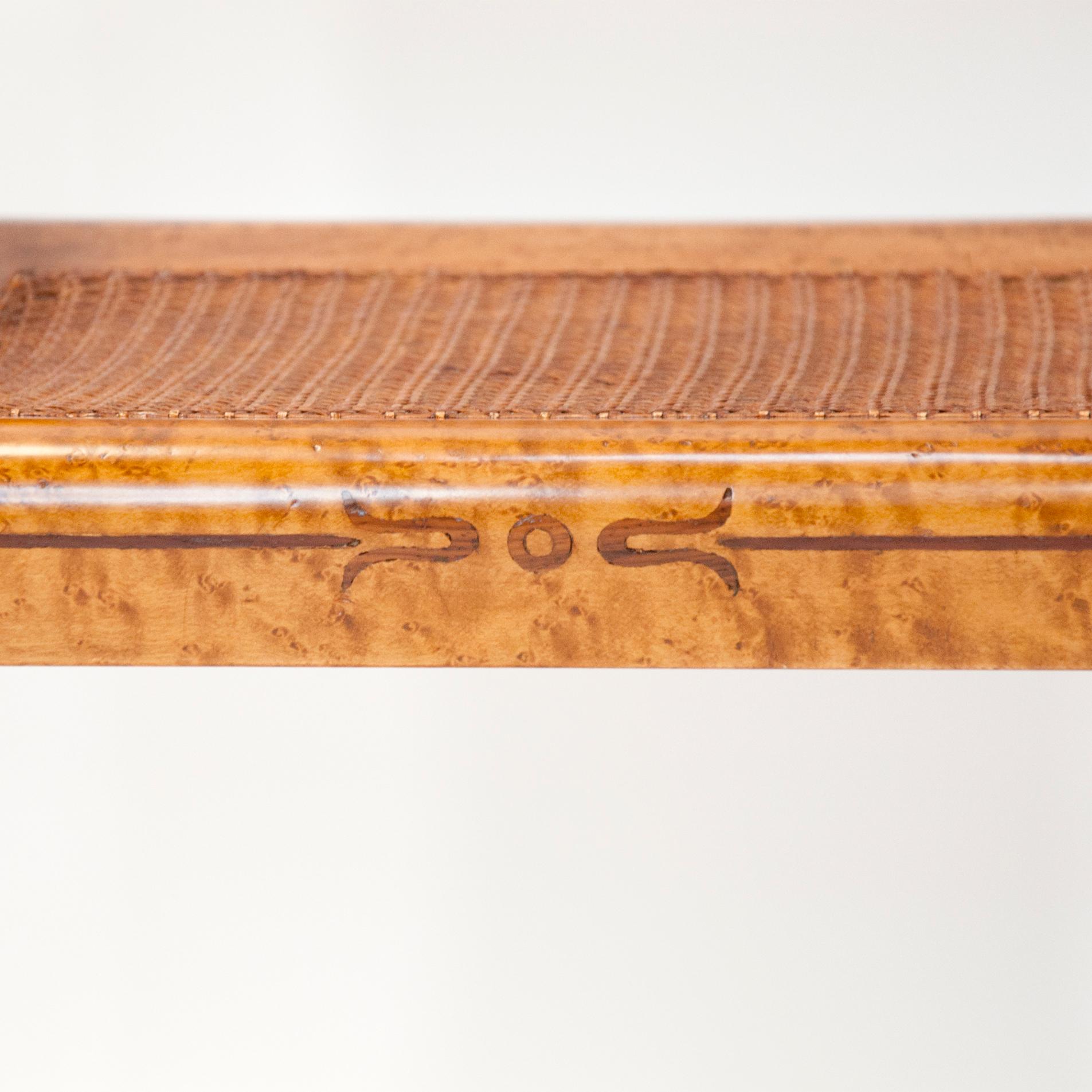 Sillones de arce con caña Charles X Bird en venta 5