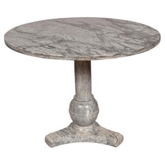 Charles X Bleu Turquin Marble Center Table