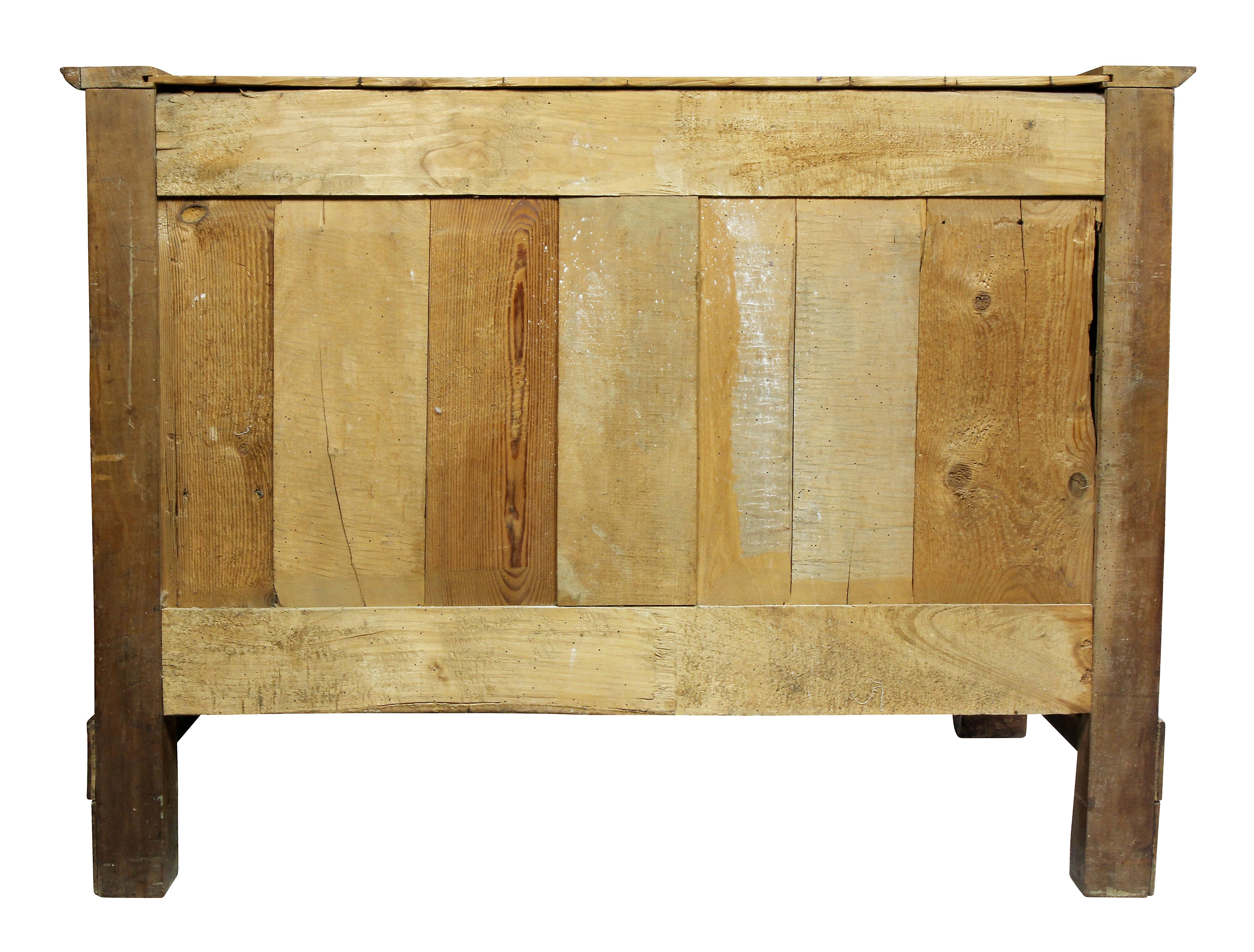 Charles X Burl Elm Commode 7