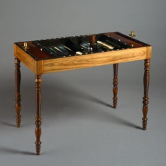 Charles X Calamander Wood Tric Trac Table
