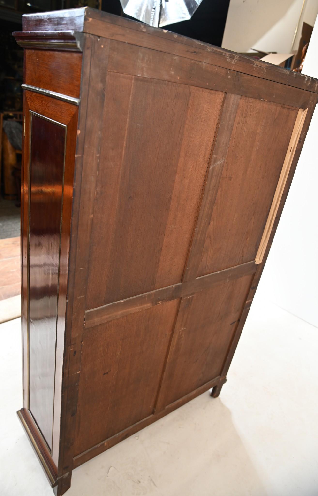 Charles X Cartonnier Chest Drawers French Antique Mahogany 1815 For Sale 8